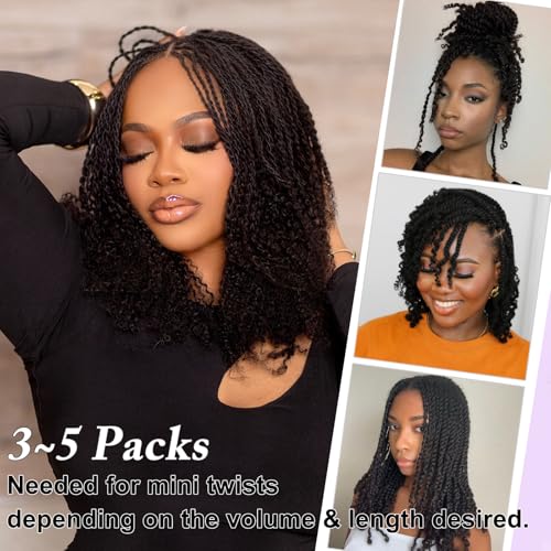 Kinky-curly Bundles Human Hair 16 Inch Afro Kinkys Bulk Human Hair for Braiding Mini Twists 100g 4c Human Braiding Hair For Dreadlocks Extensions