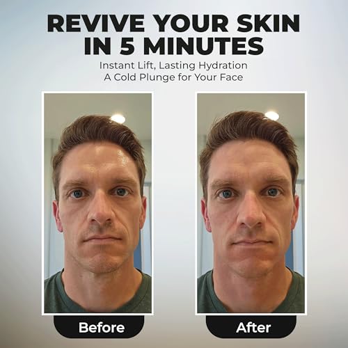 MOTTO Men's Face Moisturizer: Affordable Luxury for Refreshed Skin. ICE COLD Hydrating Cream, Lightweight & Non-Greasy for Daily Use. Soothes & Cools Instantly.