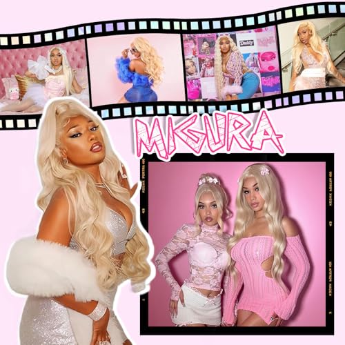 32 Inch 613 Lace Front Wig Human Hair 200 Density Blonde Wig Human Hair 613 HD Lace Frontal Wig 13x6 Body Wave Lace Front Wigs Human Hair Pre Plucked 613 Wig for Women