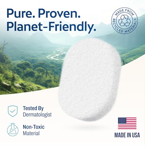 HartFelt 7 Pack Body Exfoliation Beauty Box with Body Wash Scrubber | Super Soft Exfoliating Bath Sponges for Shower Women & Men | Chemical-Free Bathing Sponge Set for Dead Skin Removal | Gift Box