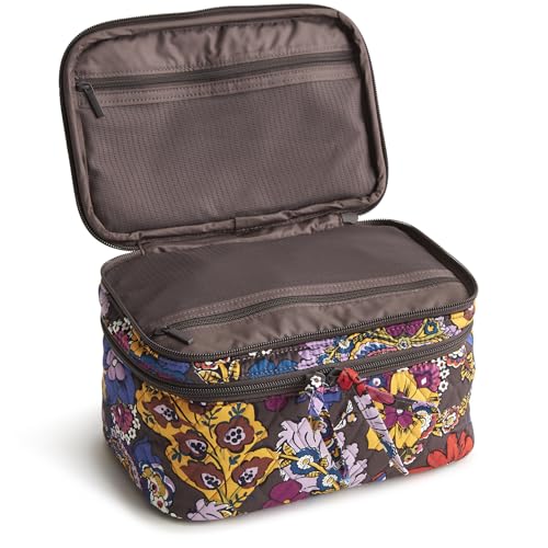 Vera Bradley Brush Up Cosmetic Case - Premium Cotton