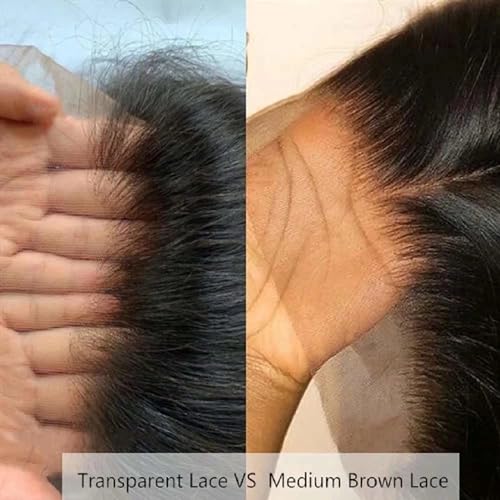 1b30 Ombre Brown Layered Cut Wavy Human Hair Wig With Bangs 13X6 HD Invisible Lace Front Wig Pre Plucked For Women Glueless Wig Brazilian Remy Hair With Baby Hair 150% Density 14 Inches