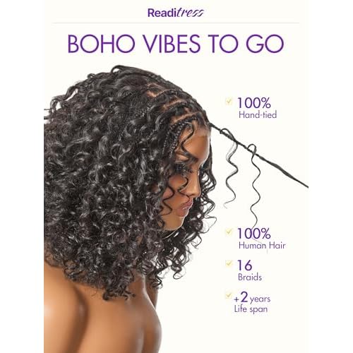 LUVME HAIR Boho Braided Deep Curly 5x5 Closure Lace with Braided Bob 10 Inch Human Hair Wigs Curly Deep Wave Glueless 12 Inches Pre Cut Plucked Hd Lace Short Wig Ready To Go Bleached Knots Black Wigs