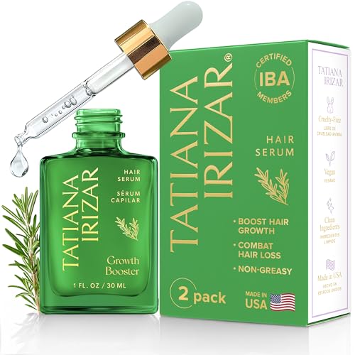 Hair Serum for Hair Growth Serum Women Made in USA - 2 Pack Scalp Serum for Hair Growth Non-Greasy Rosemary & Amla Hair Care Vegan 1 Oz Hair Loss Treatment for Women Regrowth Treatment
