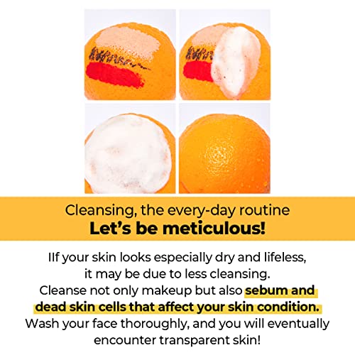 numbuzin No.2 Cleansing Foam | Deep Clean Fresh Cream Cleanser | Foam Cleanser, Gentle Exfoliation, Deep Cleansing, Natural Ingredients | Blackheads, Excess Oil, Dead Skin Cells | 4.05 fl. oz.