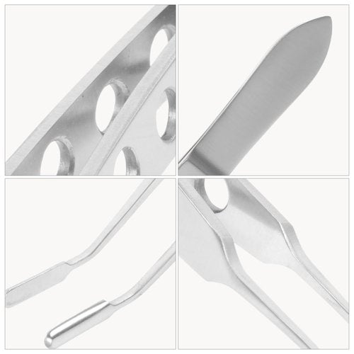 Beaupretty Stainless Steel Meibomian Gland Expressor Tweezers Eyelid Massage Tool for Relieving Blocked Oil Glands and Eye Comfort