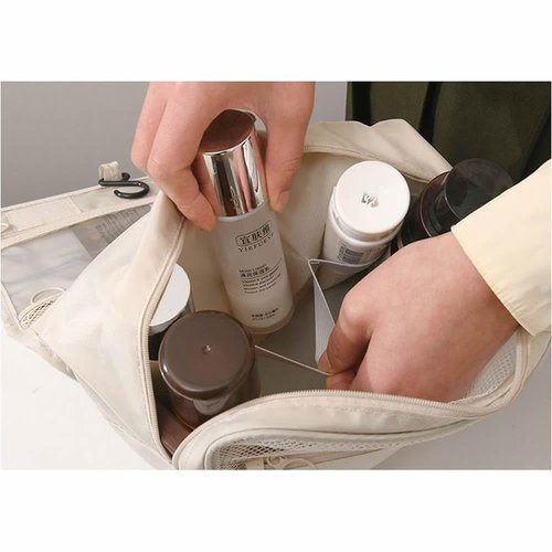 Toiletry Bag Travel Bag with Hanging Hook, Hanging Toiletry Organizer Travel Essentials for Men or Women, Waterproof Hygiene Bag Makeup Bag Wash Bag Makeup Organizer Cosmetic Case for Bathroom Shower