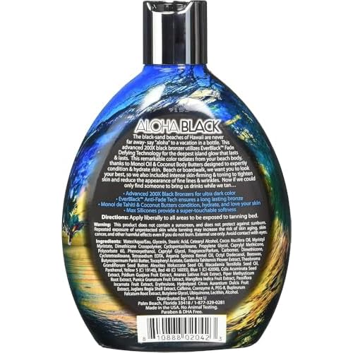 Tan Asz U ALOHA BLACK Advanced 200X Black Bronzer - 13.5 oz.