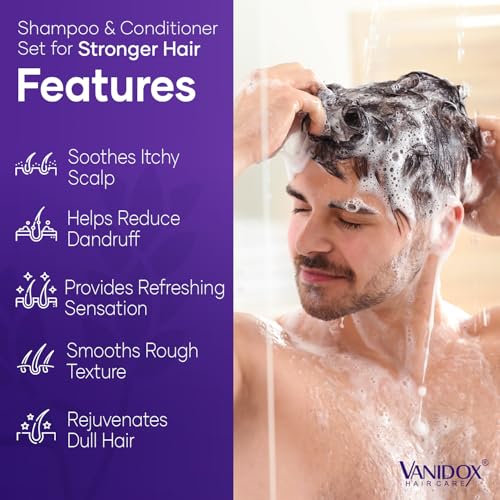 Tea Tree Shampoo and Conditioner Set with Lavender and Mint | DHT Blockers | With 100% Pure Tea Tree Oil for Itchy, Dry Scalp | Sulfate & Paraben Free | For Men & Women | 16 fl oz Each