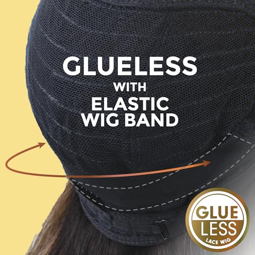 Sensationnel Butta Lace Precut Wigs - Unit 1 Glueless Extra Wide 5 Inch Deep Parting Synthetic Pre Tweezed Smaller Knot Hairline (SH/HONEY)