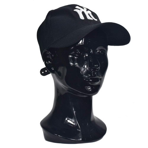 MIAOMANZI PVC Mannequin Head White Female Manikin Dummy Stand Model Display Hat Scarf Wigs Hair Glasses Hat Beauty Styling Tool (black)