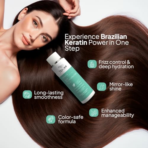 I Belli Capelli Venice Smoothing Keratin Kit, Keratin Hair Treatment Straightening Set- Keratina Para Alisar El Pelo Sin Formol - Paso Unico & Hair Mask for Silky Soft Hair (500g)- (Pack of 2)