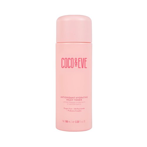 Coco & Eve Antioxidant Hydrating Milky Toner. Gentle Face Toner to Boost Hydration, Radiance, Support Skin Barrier. Antioxidants, Hyaluronic Acid, Niacinamide & Probiotics. (3.38 floz)