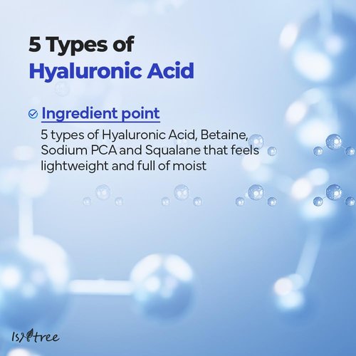 IsNtree Hyaluronic Acid Aqua Gel Cream 100ml, 3.38 fl oz + Hyaluronic Acid Daily Sun Gel 50ml, 1.69 fl oz