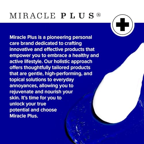 Miracle Plus Magnesium Cream For Leg Relief | Magnesium Lotion Calming Leg Cream Herbal Moisturizer Topical Body Butter Soothes + Calms Sensations, Itching, & Shaking, 2pc