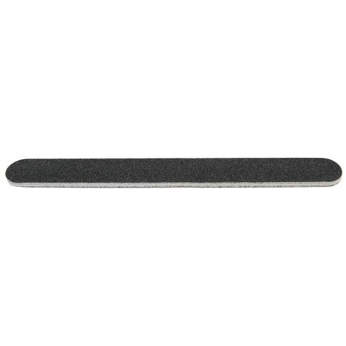 ForPro Professional Collection Nail Foam Boards, Black, 100/180 Grit, Double-Sided Manicure Nail Files, 7” L x .75” W, 50-Count