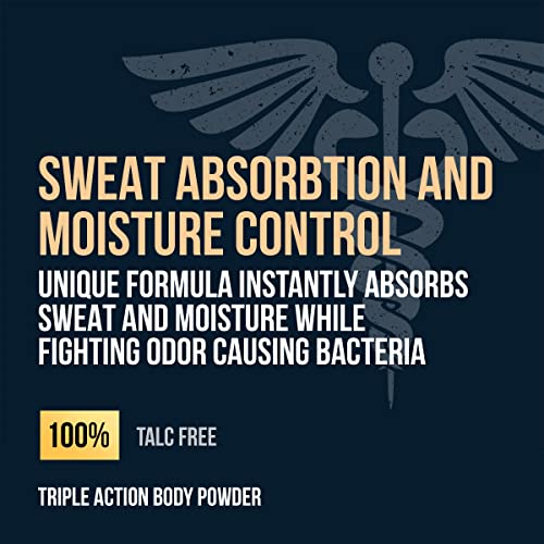 Certain Dri Body Powder for Men & Women - Talc-Free - Maximum Sweat Absorption, Moisture, & Odor Control - Calamine-Infused, Anti-Chafing, & Anti-Itch - Gentle on Sensitive Skin - 8 oz