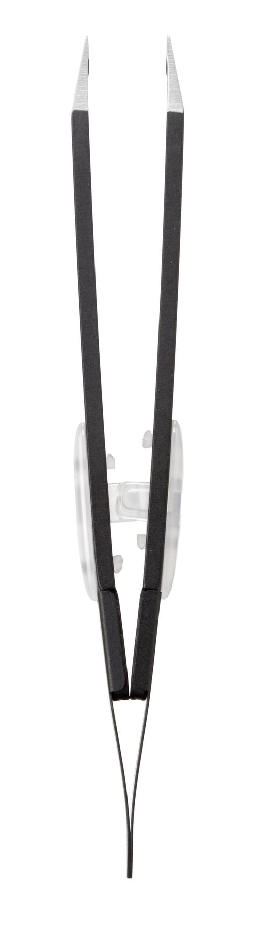 SEKI EDGE SS-518 Amazing Tweezer - Slant Tip Stainless Steel Black