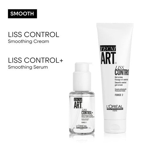 L'Oréal Professionnel Paris Liss Control - Provides Humidity Protection, Smoothing Cream, Manages Frizz and Provides Light Hold For All Hair Types