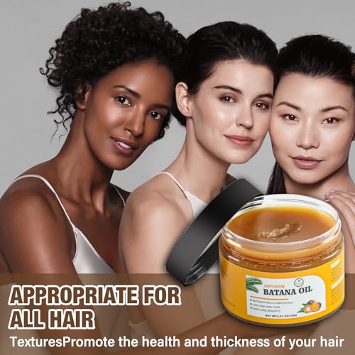 Andreyt Raw Batana Oil for Hair Growth, 100% Natural Pure Dr. Sebi Batana Oil from Honduras, Prevent Hair Loss, Promotes Hair Growth and Thickness for Men & Women