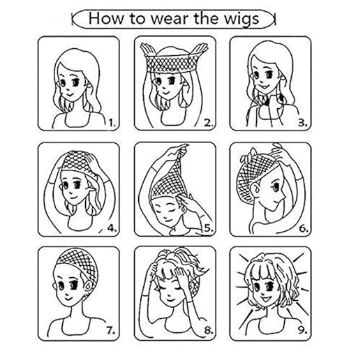 ByouByou Mullet Wigs for Men 80s Costumes Fancy Party Accessory Cosplay Wig (Mdeium Brown)