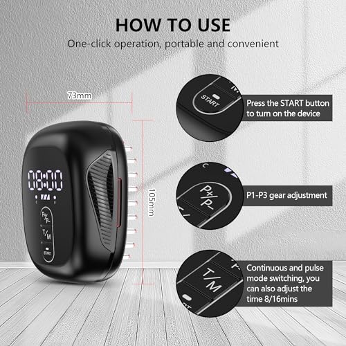 Laser Therapy Hair Growth Comb, New Model Lasercomb-002 laser comb for hair growth for Men and Women