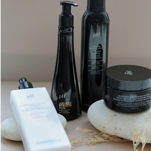 pH PURE HAIR Extra Butter Deep Moisture Hair Mask - Deep Conditioning & Hydrating Mask for Dry Damaged Hair with Vitamin E & Rose Extract - Moisturizing Repair & Frizz Control - 6.7 oz