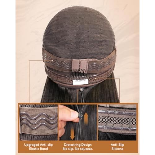 Alididi 10inch Bob Wig Human Hair SKINLIKE Real 2x6 HD Lace Closure Wigs Human Hair 200% Density Bob Wigs 15A Straight Wig 0.10mm Ultra-Thin HD Lace Pre Plucked Tiny Knots (2x6 Glueless Wig)