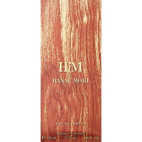 Hanae Mori Him EDP Spray for Men, 3.4 Ounce