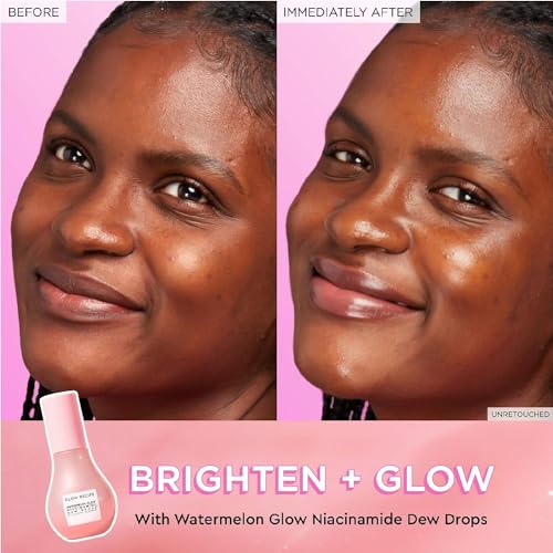 Glow Recipe Soothe, Glow & Bright Gift Set - Niacinamide Dew Drops Illuminating Primer & Avocado Ceramide Facial Serum & Guava Dark Spot Serum - Korean Skincare Travel Kit (3 Count)