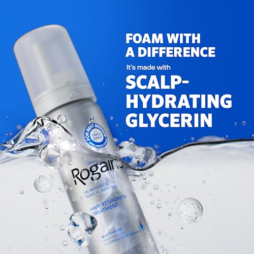 Men¡¯s Rogaine 5% Minoxidil Topical Foam, One Month Supply