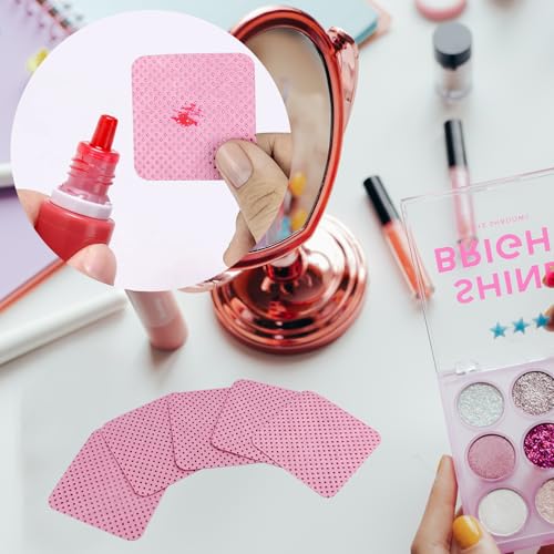 150 Pcs Lint Free Nail Wipes, Non-Woven Nail Polish Remover Pads Nail Polish Wipes for Nail Polish Removal Eyelash Extensions DIY Nail Art Supplies (Pink)