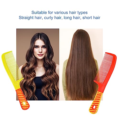 Disposable Combs in Bulk - Widen Individually Wrapped Sturdy Hair Combs for Women, Men & Homeless - 100 Pack (Colorful) for Hotel, Shelter, Nursing Home, Charity & Church