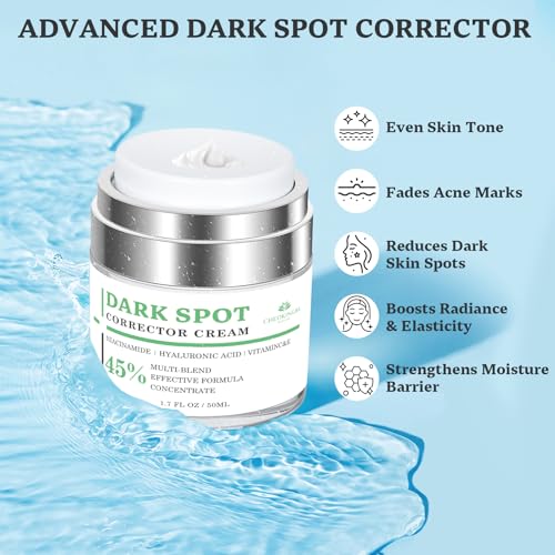 Dark Spot Remover for Face and Body: Dark Spot Corrector Cream, Melasma, Freckle, Sun Spot, Age Spot Remover with Niacinamide and Vitamin C, Advanced Formula for Women and Men (1.7 Fl Oz)