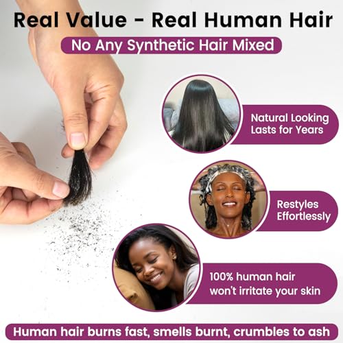 13x6 HD Lace Frontal, 0.11mm Ultra-Thin Skinlike Invisible Swiss Real HD Lace Frontal Closure Pre Plucked with Baby Hair Brazilian Virgin Human Hair Ear to Ear 13x6 Lace Frontal 12 Inch