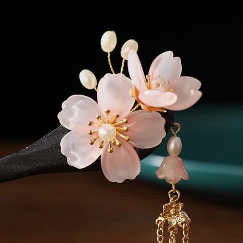 Floral Hair Stick Stylish Hair Stick Hanfu Hair Sticks Elegant Hair stick