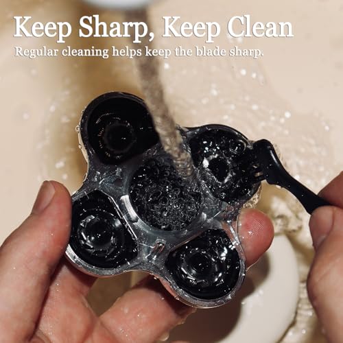 2 Pack Blade Pro Replacement Head Compatible with Remington Balder Pro XR7000, 5 Dual Track Shaver Heads for a Smooth and Close Shave with No-Irritation.