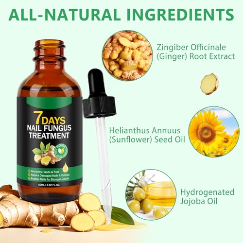 Ginger Nail Growth Strengthener Serum ? Ginger-Infused Nail Repair Oil for Care, Natural Nail and Strengthener Solution