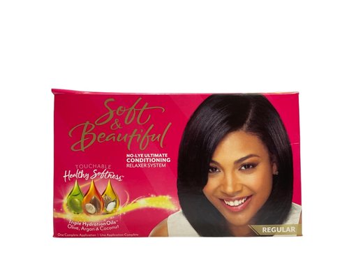 Soft & Beautiful No-Lye Kit [Regular] (Pack of 3)