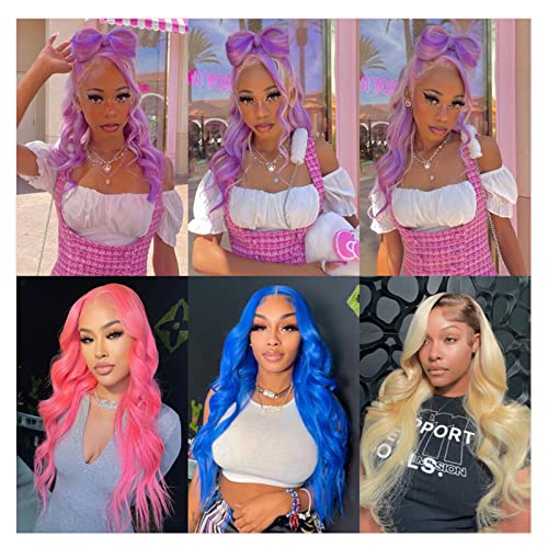 613 Lace Front Wig Human Hair 32inch 13x4 Blonde Lace Front Wigs Human Hair 180% Density 613 HD Lace Frontal Wig Pre Plucked With Baby Hair (32inch, 13x4 613 lace front wig)