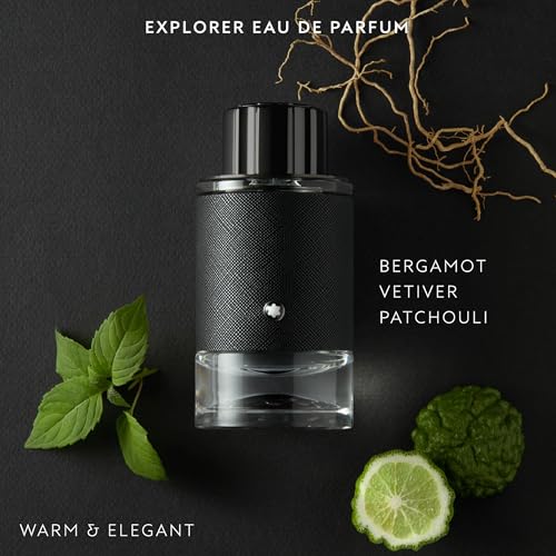 MONTBLANC - Explorer Eau de Parfum - Men's Fragrance - Woody Leathery Aromatic - With notes of Bergamot, Vetiver & Patchouli