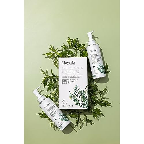 Mayraki Anti Hair Loss & Volumizing Shampoo Kit for Color-Treated Hair |Clarifying Growth Shampoo For Fuller, Thicker Hair | 300 ml | 10.14 fl.oz x2