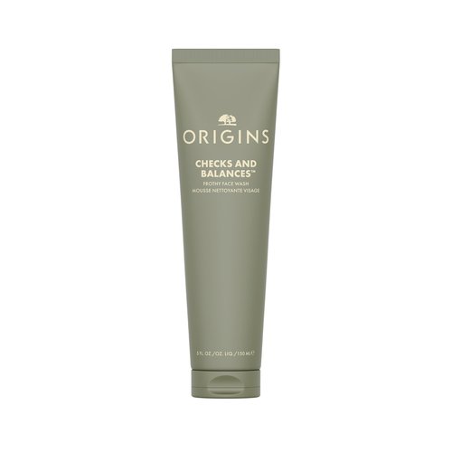 Origins Checks and Balances Frothy Face Wash | Gentle Face Cleanser for All Skin Types | With Mint, 5 Fl Oz