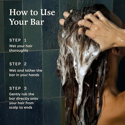 The Earthling Co. Shampoo & Conditioner Bar Set - Promote Hair Growth, Strengthen & Volumize All Hair Types - Paraben & Sulfate Free Formula with Natural Ingredients for Dry Hair (Vanilla Coconut)