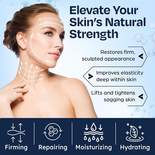 Everyday Glow Cream - Radiant Renewal Trio with Collagen, Retinol & Hyaluronic Acid - Hydrating Face & Decollete Cream for Women of All Ages - 1.7 oz