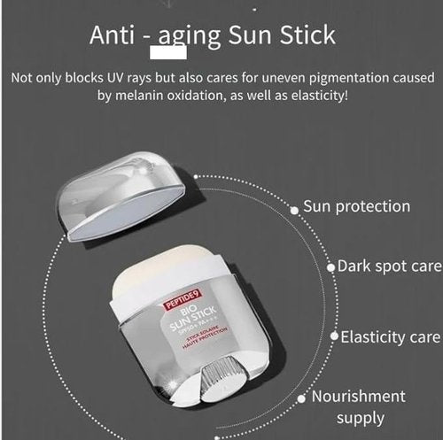 Generic Peptide 9 Bio Sun Stick PRO SPF50+ PA++++ | 20g - Advanced UV Protection with Peptide Complex, Collagen and Hyaluronic Acid