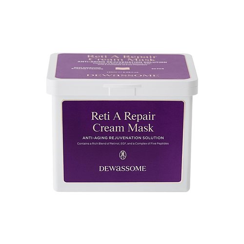 DEWASSOME Partial Mask Retinol & EGF Repair Cream Mask 80pcs 6.08 fl.oz (180ml)
