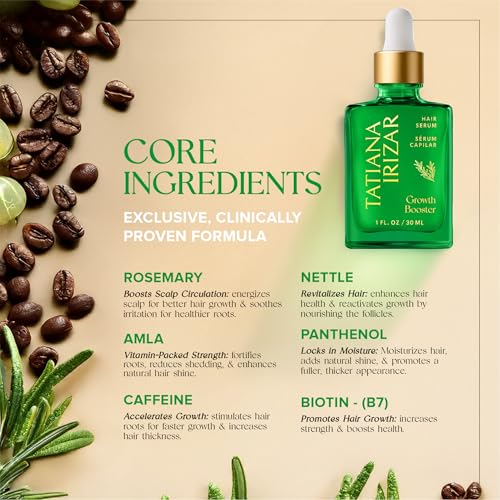 Hair Serum for Hair Growth Serum Women Made in USA - 2 Pack Scalp Serum for Hair Growth Non-Greasy Rosemary & Amla Hair Care Vegan 1 Oz Hair Loss Treatment for Women Regrowth Treatment