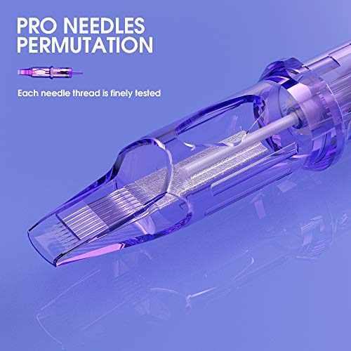 Mast Pro Tattoo Cartridges 1003RL 20Pcs Disposable Needles Bugpin #10 3 Round Liner Size