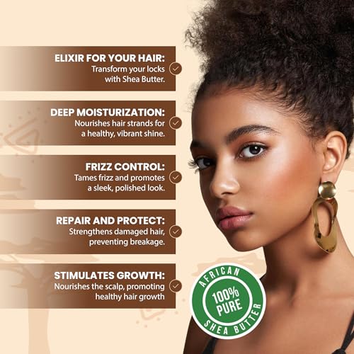 Raw African Shea Butter 15 lbs. Bulk Wholesale Block 100% Pure Natural Unrefined YELLOW - Ideal Moisturizer For Dry Skin, Body, Face And Hair Growth. Great For DIY Soap and Lip Balm Making.